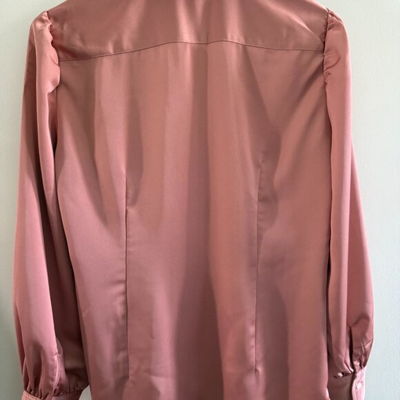 J. Crew Satin-back Crepe Popover Top - Picture 4 of 5